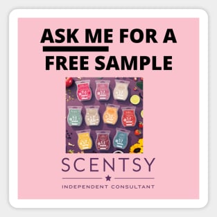 ask me for a free sample Magnet